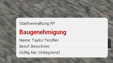 Nexuscrew Baugenehmigung und Visum (DarkRP)